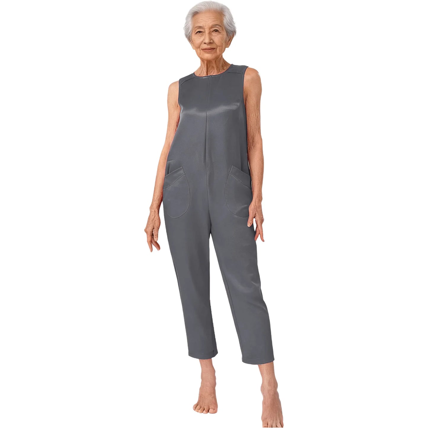 Bloom Essential Back Zipper Jumpsuit
