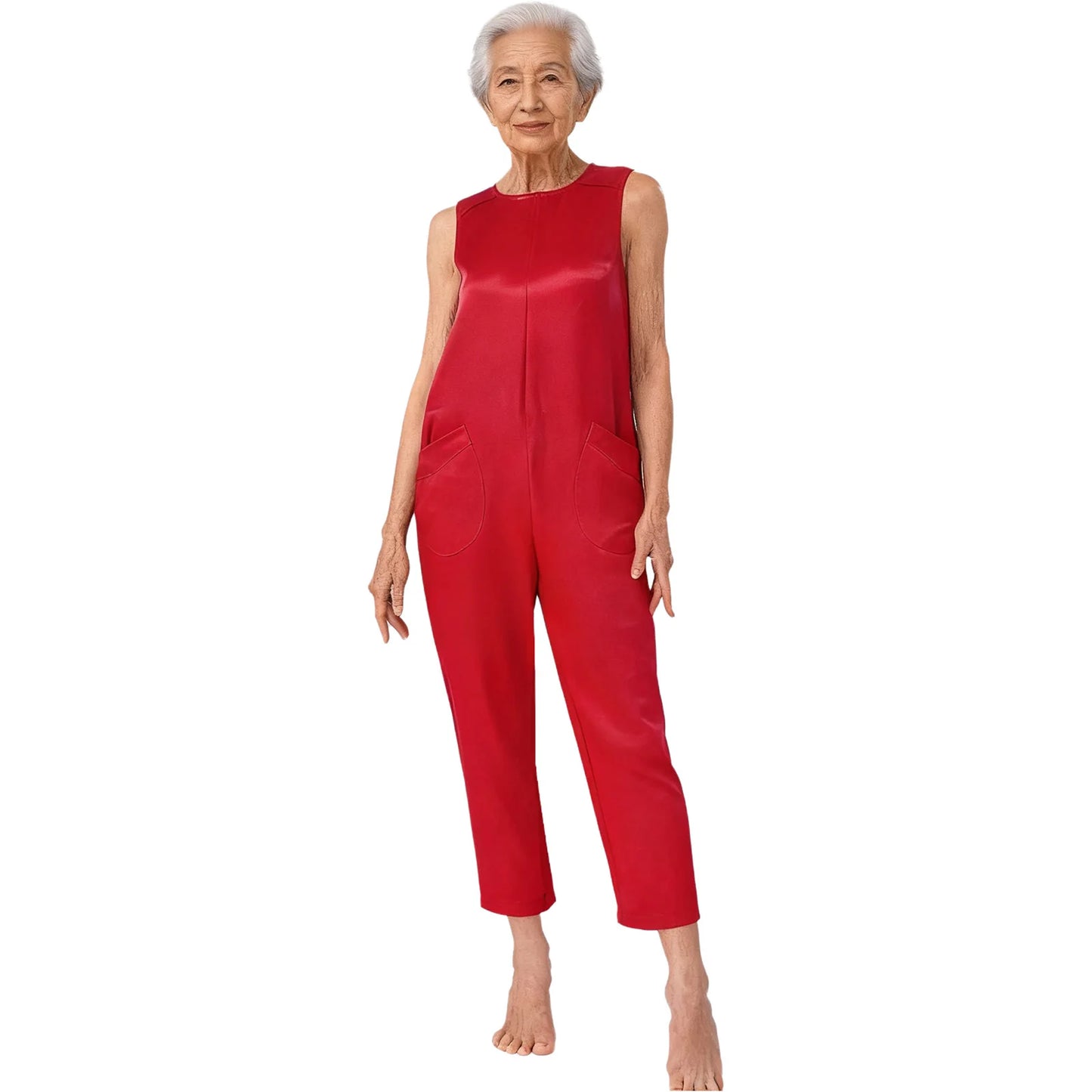 Bloom Essential Back Zipper Jumpsuit