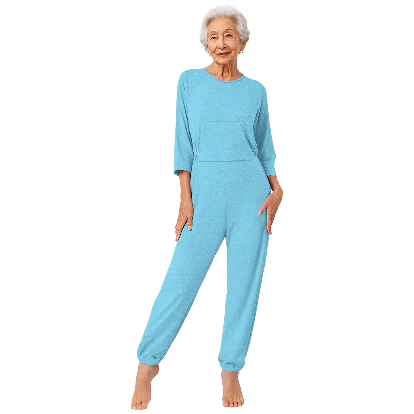 Bloom Essential Back Zipper Jumpsuit