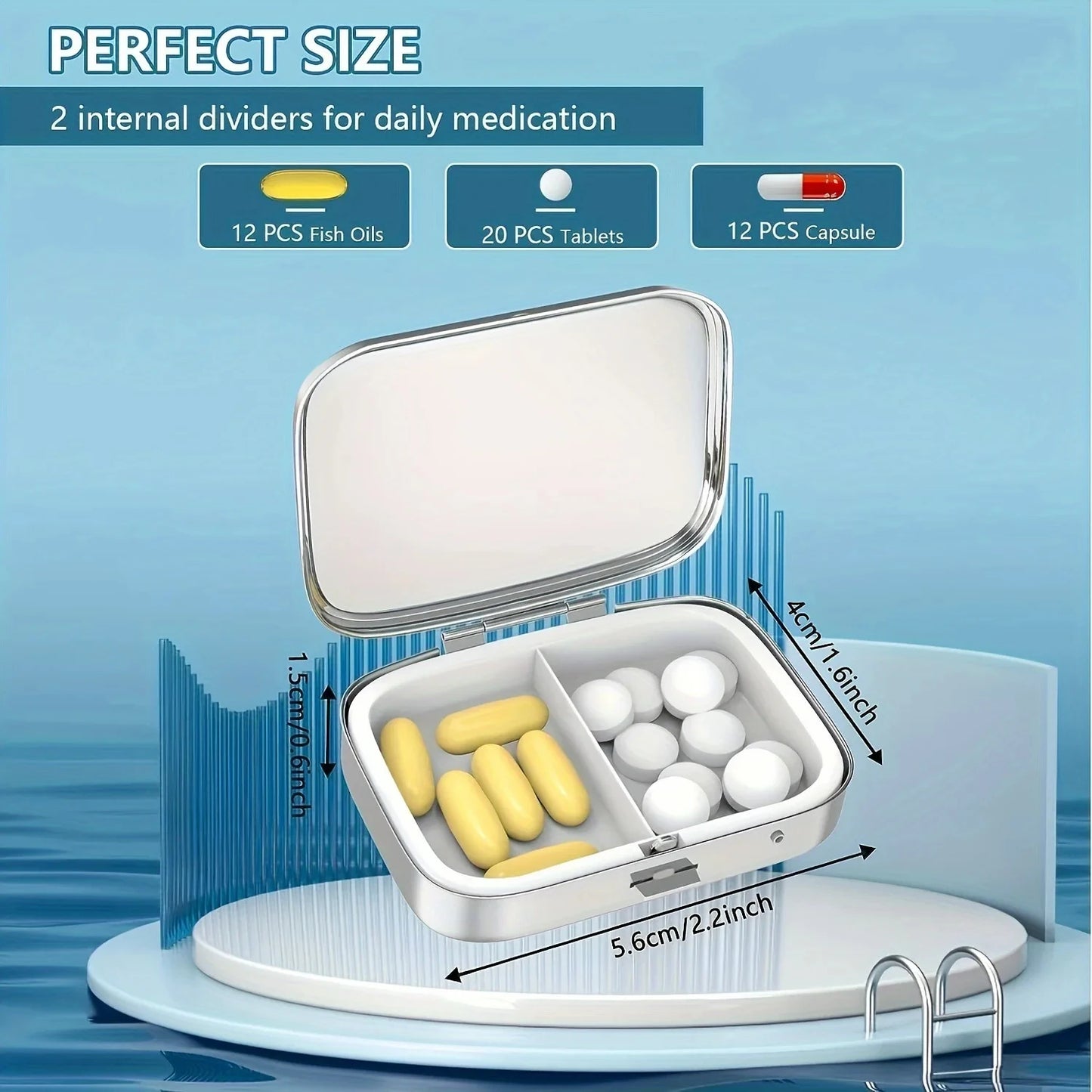 Bloom On-the-Go Travel Pill Case