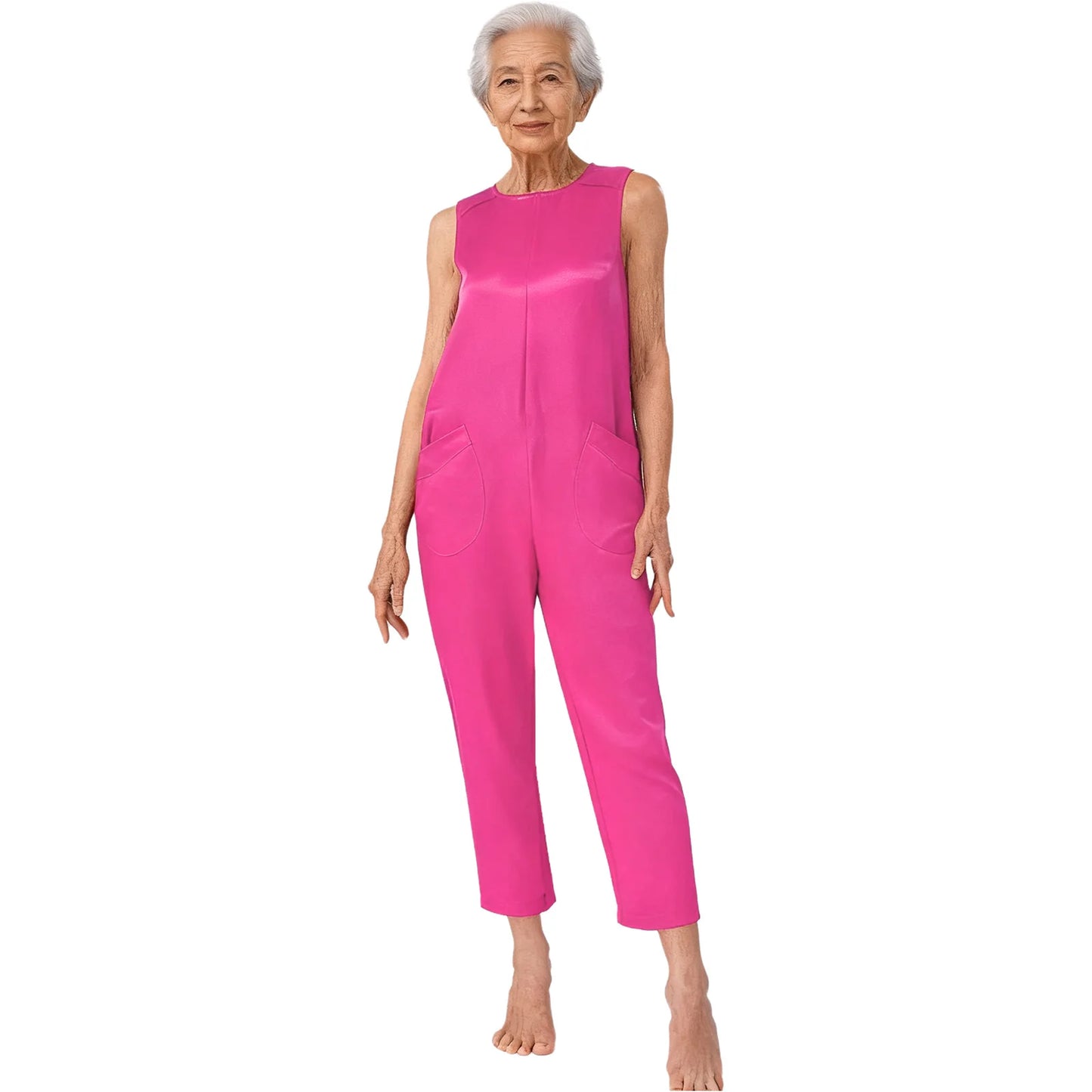 Bloom Essential Back Zipper Jumpsuit