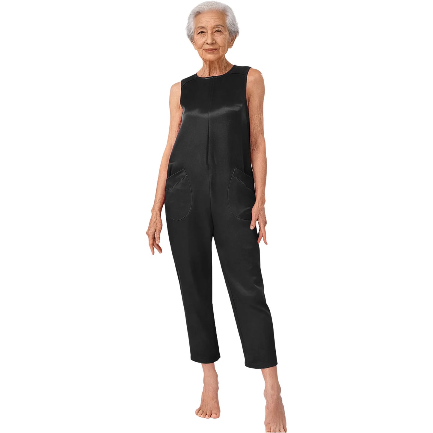 Bloom Essential Back Zipper Jumpsuit